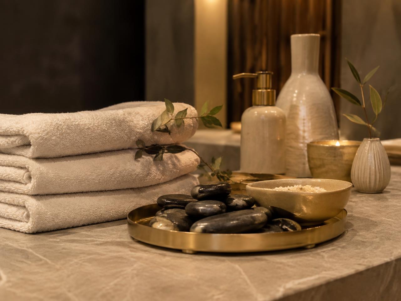 Topli wellness detalji u salonu Energija